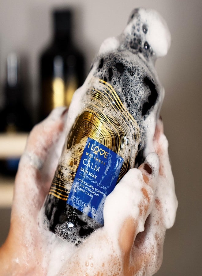 I LOVE Wellness Calm Bath Salts - Moisturizing Bath Soak for Dry Skin - Calming Bath Salts - Sea Salt and Chamomile Formula, Essential Oils - 17.6 oz - Image 2