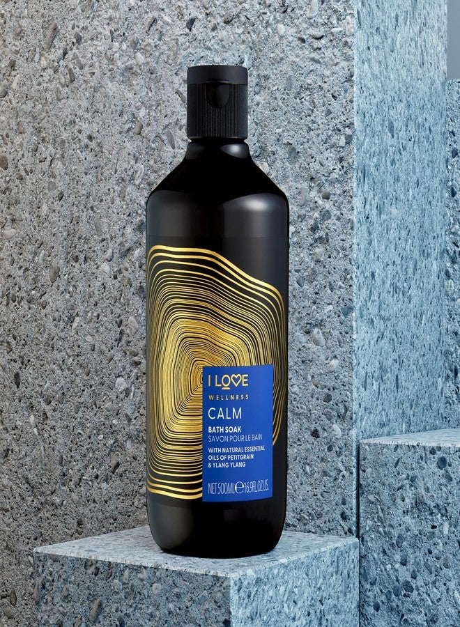 I LOVE Wellness Calm Bath Salts - Moisturizing Bath Soak for Dry Skin - Calming Bath Salts - Sea Salt and Chamomile Formula, Essential Oils - 17.6 oz - Image 4