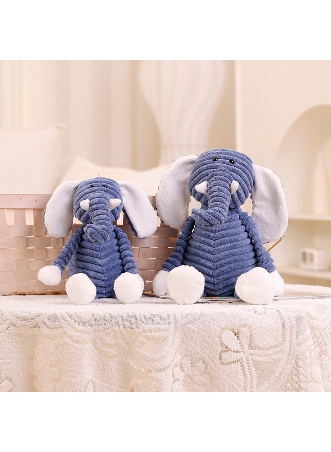 Ins Ugly Cute Doll Striped Corduroy Animal Doll Pendant Plush Toy Girl's Heart Gift Pacifying Doll-Specifications:Panda-Color:42cm Weight 0.25kg - Image 5