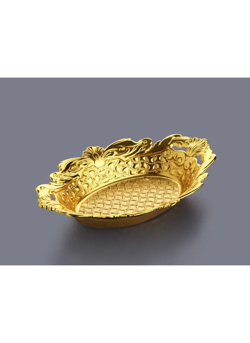 İhvan Online Ihvan Online Drop Date Bowl, Sugar Bowl, Turkish Delight Bowl Gold