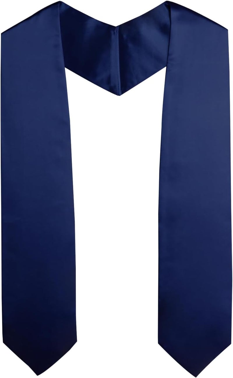 SAMDEEMI Unisex Adult Plain Graduation Stole Sash 60" long - Image 1