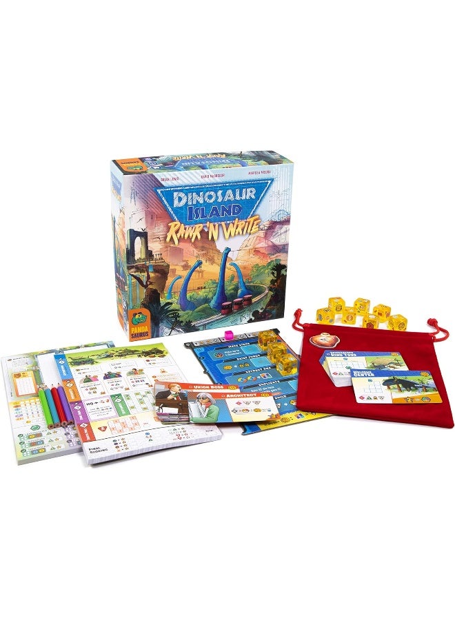 Pandasaurus Games Dinosaur Island - Rawr 'N Write, One Size - Image 3