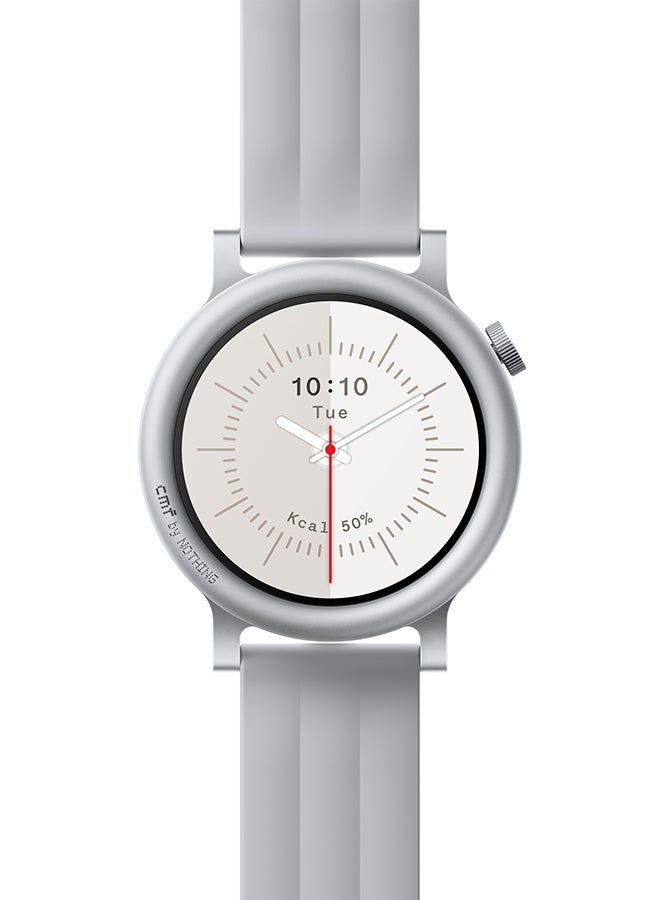 ELTRAZONE Watch 3 Pro Smartwatch – AMOLED Display, Bluetooth Calling, GPS, Health & Fitness Tracking, Long Battery Life, Water Resistant, Official Authorization – Light Grey - Image 3