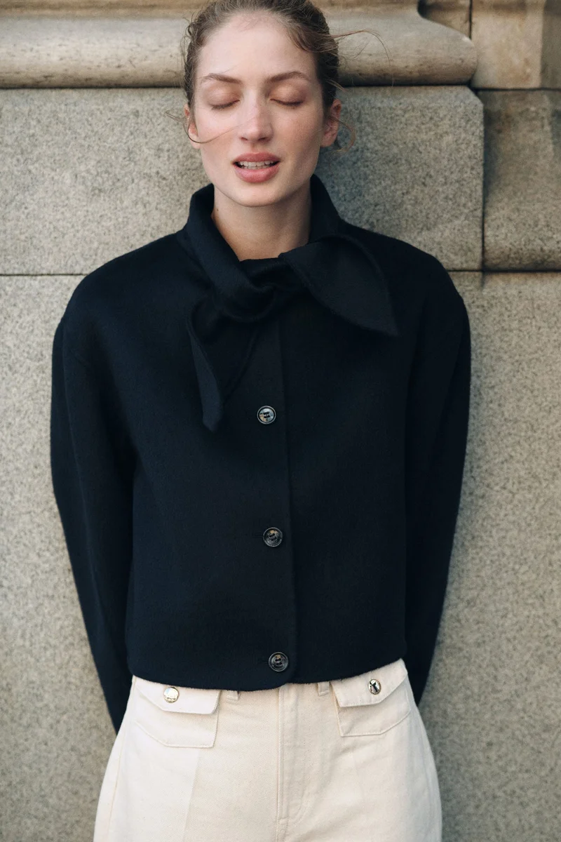 H&M Handmade wool-blend jacket