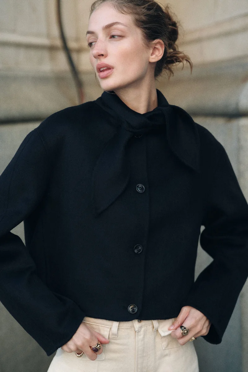 H&M Handmade wool-blend jacket