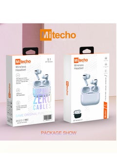Mi techo Mi techo Bluetooth Wireless Earphone Deep Sound With Super Clear Mic For iPhone and iPad  - Image 4