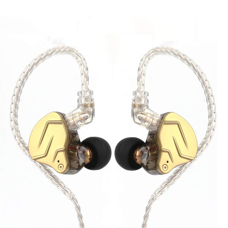 Linsoul KZ ZSN PRO X Dual Driver 1BA+1DD Hybrid Metal Earphones HiFi in-Ear Monitor with Detachable Recessed 2Pin Cable,Zinc Alloy Panel (Without Mic, Black) - Image 1