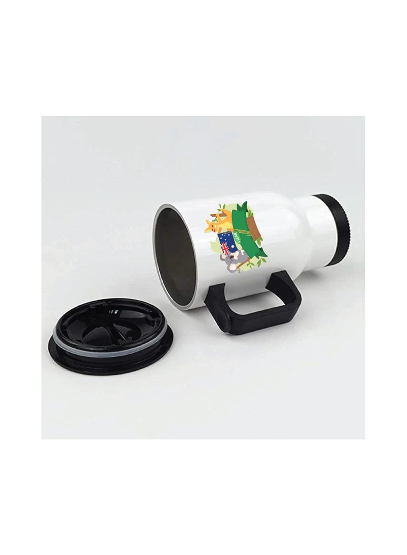 Australia Day Insulated Travel Mug - Celebrate with This Festive Travel Mug and Your Favorite Hot Beverage - Australia Day Gifts  - Image 4