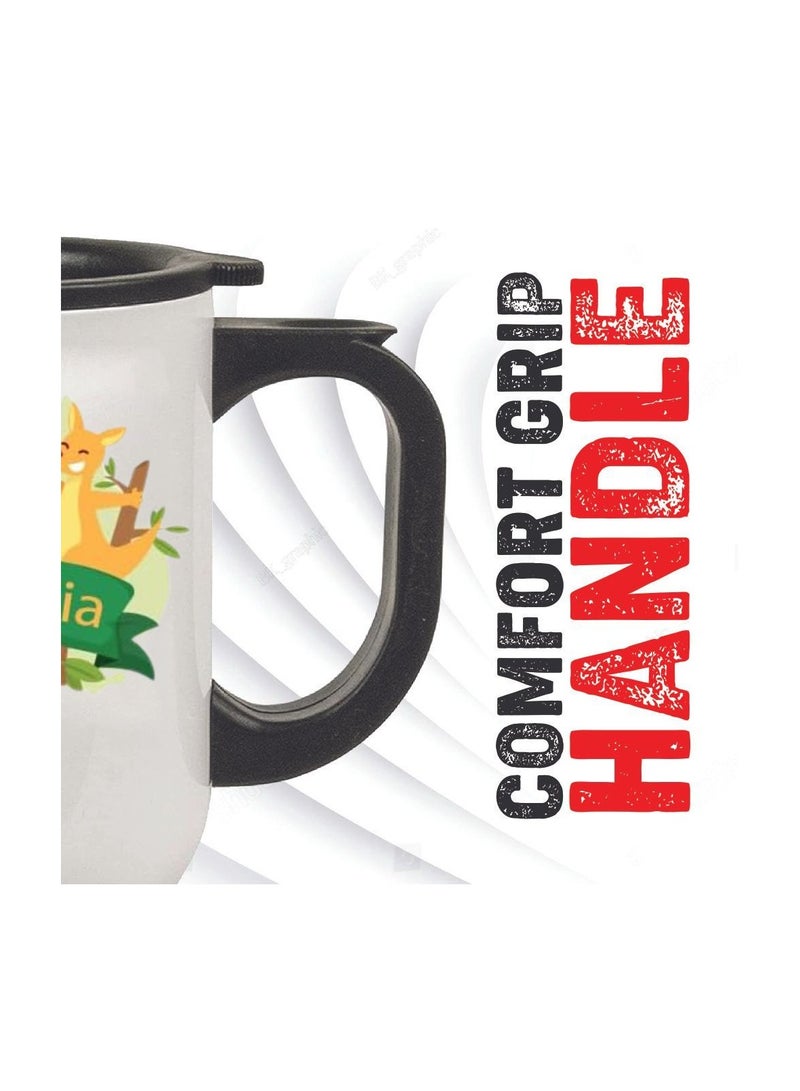 Australia Day Insulated Travel Mug - Celebrate with This Festive Travel Mug and Your Favorite Hot Beverage - Australia Day Gifts  - Image 5
