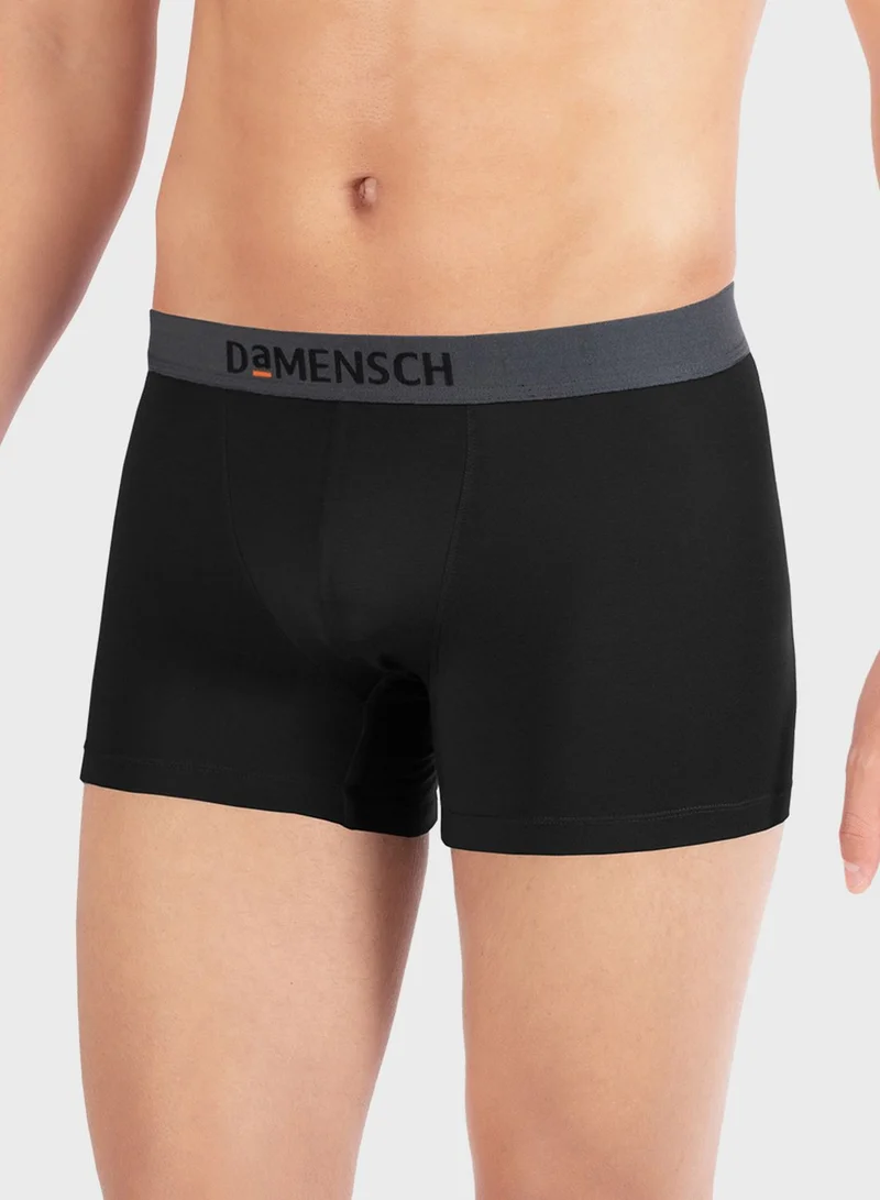 DaMENSCH 3 Pack Logo Band Trunks