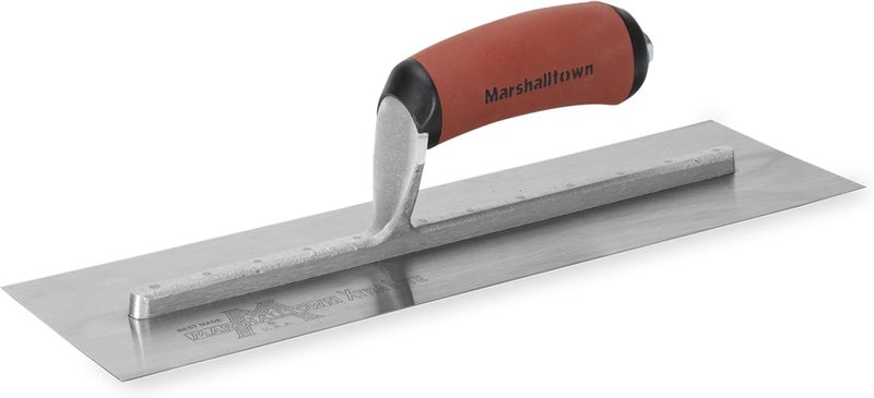 MARSHALLTOWN ملاسة إنهاء من الفولاذ الكربوني العالي، 4.75 × 14 بوصة، أداة إنهاء للخرسانة، البناء والجدران الجافة، مصنوعة في الولايات المتحدة الأمريكية، MXS64D - Image 1