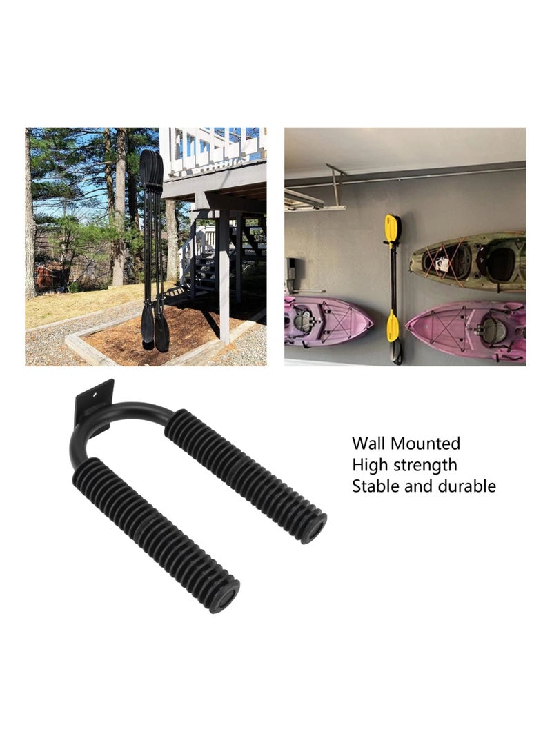e Kayak Paddle Holder Wall Mounted 20KG Loading Paddle Rack Easy Installation Paddle Board Wall Mount with Screws for Garage