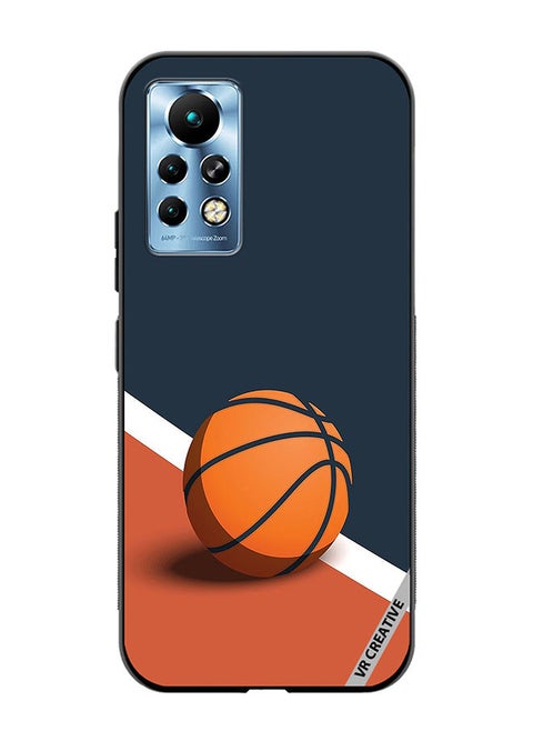 Protective Case Cover For Infinix Note 11 Pro Basketball Design Multicolour