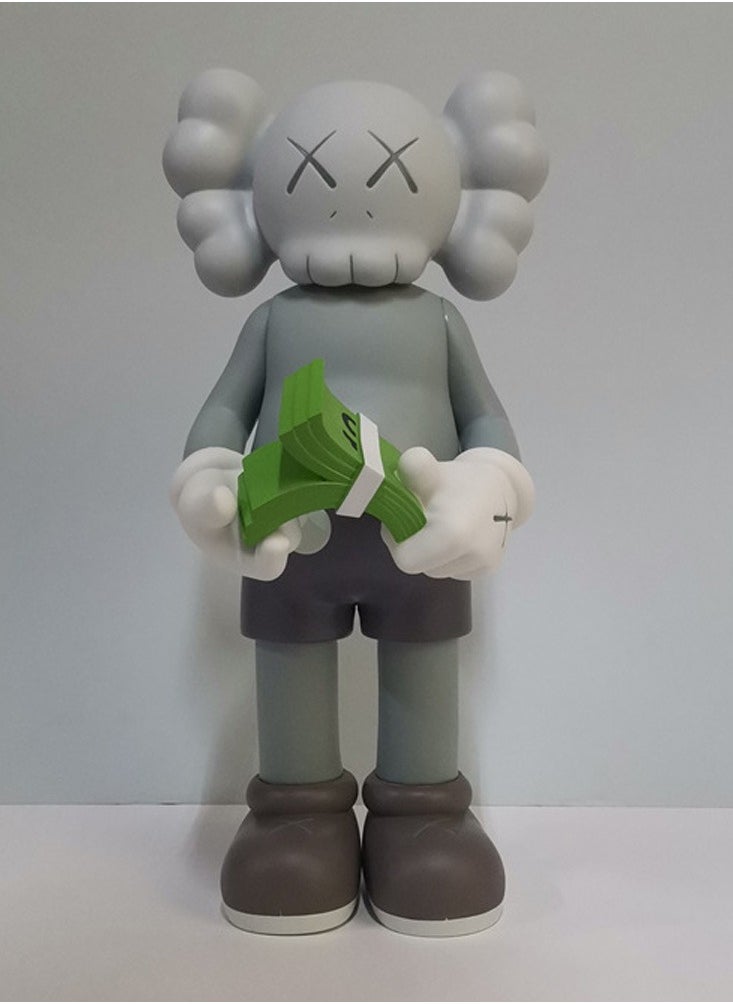 Generic - kaws  Sesame Stree Action Figure Decorative  Resin Sculpture Home Decor Statue, Art Figurine Home Ornament Decoration for Office, Living Room, Bedroom, Book Shelf, TV Cabinet, Desktop - Image 1