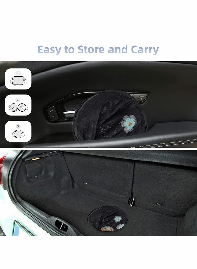 Y&D Car Sun Shade Window Shades for Kids Baby Pet UV Rays/Sunlight Protection Sunshades Shield Visor Adsorption Electrostatic Side Windscreen 2 Pack (Elephant)  - Image 4