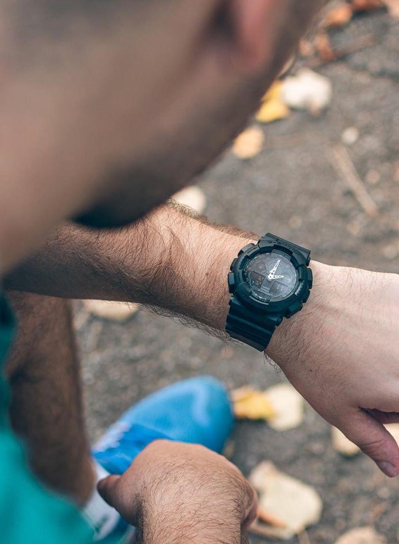 كاسيو الرجال ووتش G - Shock التناظرية الرقمية GA100-1A1 ثلاثة العين ووتش - Image 5