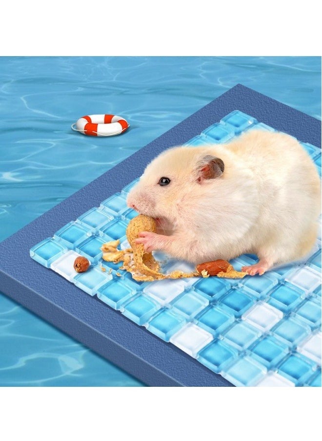 Generic Summer Cooling Pad For Hamsters To Reduce Heat And Cool Down; Polar Bears Use Crystal Rabbit Ice Houses To Chill In The Summer; Pets Enjoy Cooling Mats For Summer Heat Relief.  - Image 2