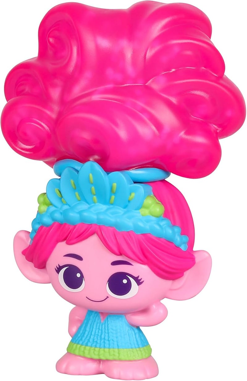 Trolls DREAMWORKS TROLLS Band Together Squishy Stretchy GlitterFilled Hair Doll  Stretchy Hair Poppy - Image 5