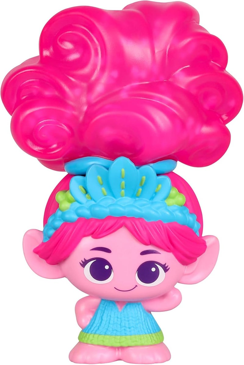 Trolls DREAMWORKS TROLLS Band Together Squishy Stretchy GlitterFilled Hair Doll  Stretchy Hair Poppy - Image 2