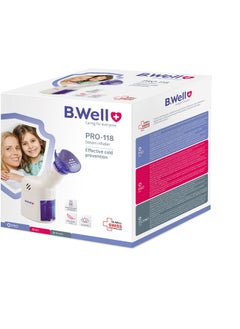 B.Well PRO-118 Steam Inhaler with Medicine Container, Inhalation & Cosmetic Masks  - Image 1