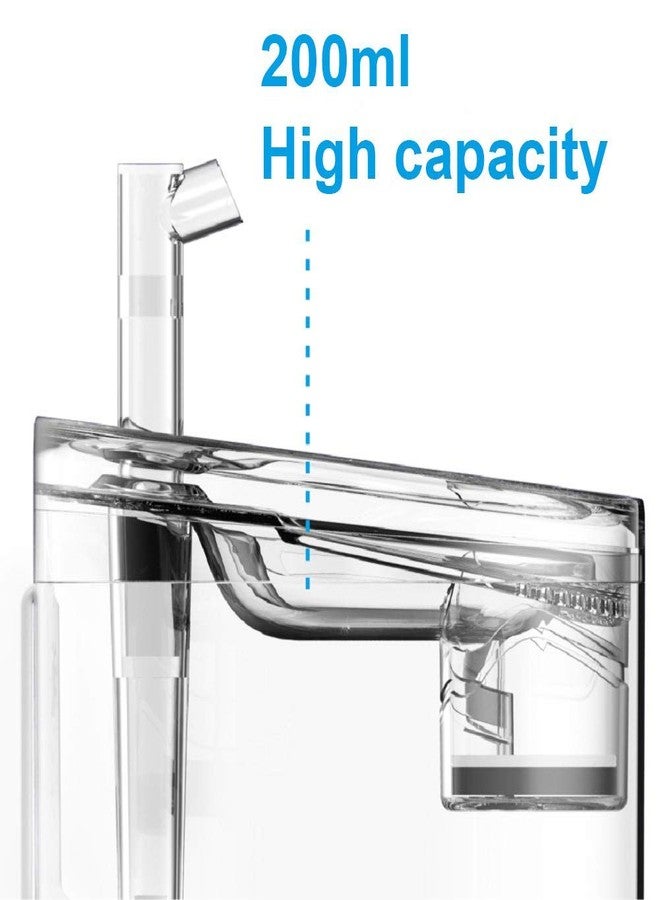 ONTRIP Cat Water Fountain,Dog Water Dispenser,Automatic Pet Drinking Fountain with Faucet Kit,Dual Circulation System 64oz/1.8L Super Quiet,Suitable for Cats,Dogs,Transparent - Image 3