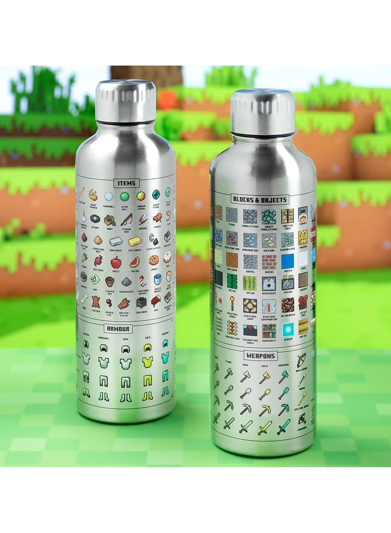 general Minecraft Metal Water Bottle  Gaming Merchandise - Image 2