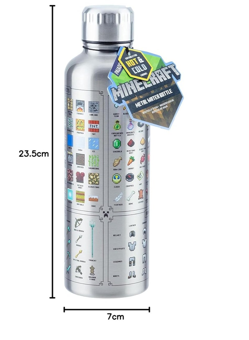 general Minecraft Metal Water Bottle  Gaming Merchandise - Image 4