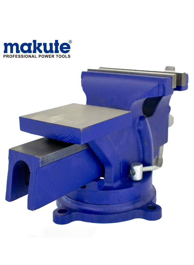 makute 4 inch fixed bench vise - Image 3