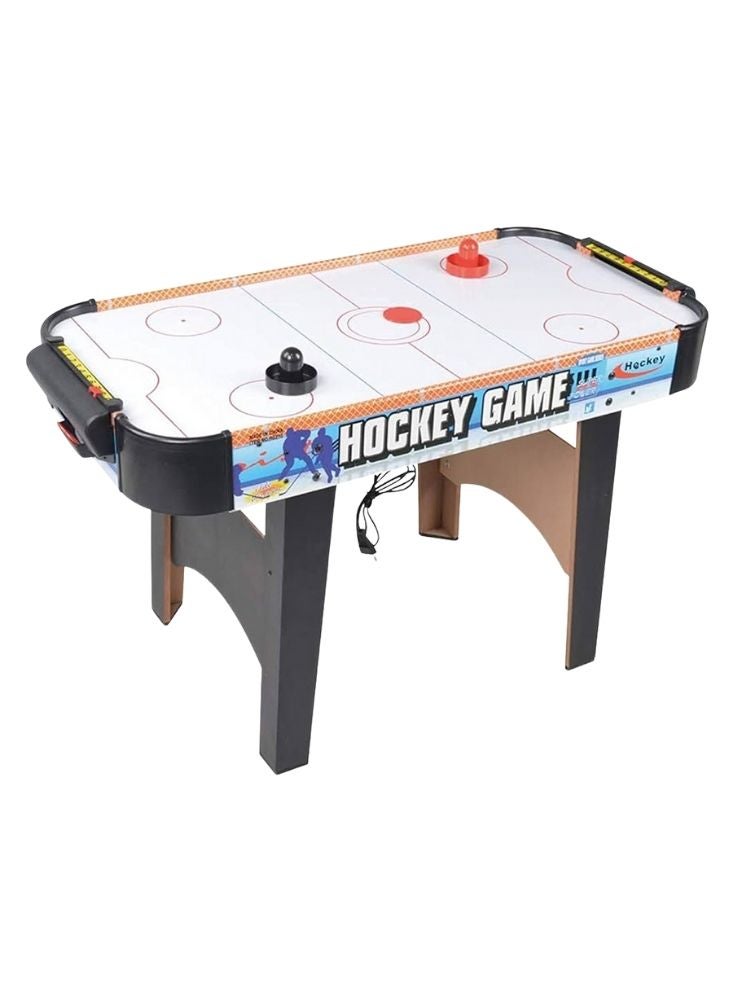 Premium Air Hockey Table Game for Kids & Family – Compact Indoor Arcade Hockey Table, White Playing Surface with Black Legs, Fast-Paced Sports Fun - Image 1