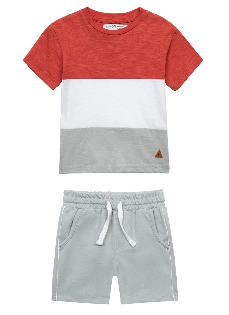 مينوتي Kids Boys Athletic T-Shirt And Short Set