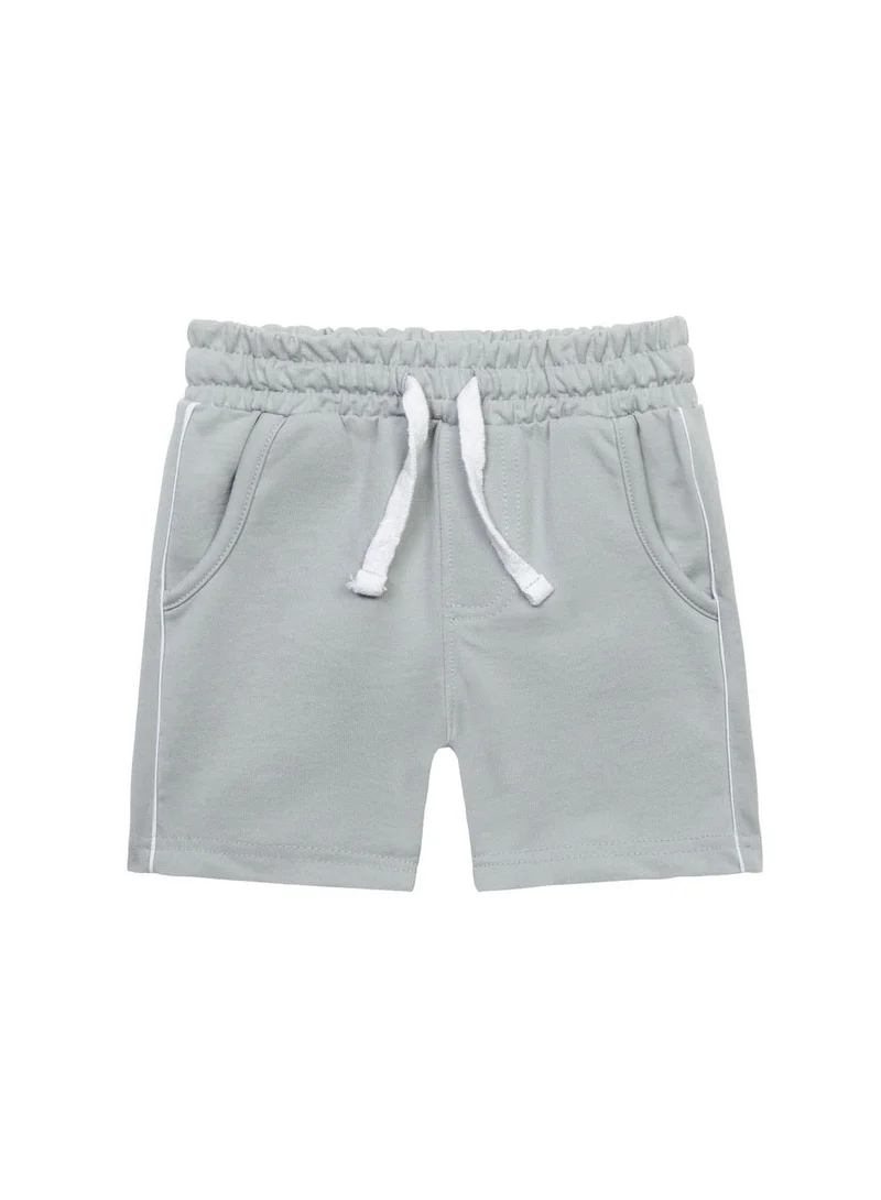 MINOTI Kids Boys T-Shirt and Shorts Set with Stripe Print