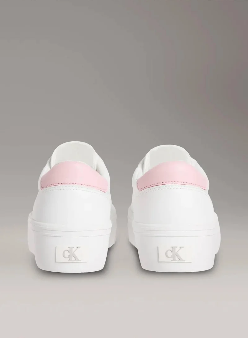 Calvin Klein Jeans  Vulcanised Leather Trainers  | Best Price UAE