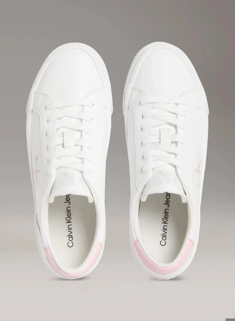 Calvin Klein Jeans  Vulcanised Leather Trainers  | Best Price UAE