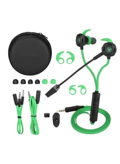 Thoraya PLEXTONE G30 PC Stereo Bass In-ear Headphones Gaming Headset With Microphone (Green)  - Image 1