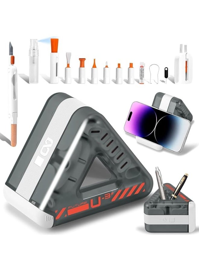 Electronic Keyboard Cleaner, Keyboard Cleaning Kit Laptop Cleaner, 21-in-1 Computer Keyboard Brush Tool Screen Cleaning Spray, Cleaning Spray Brush Pen, for MacBook iPhone, Computer Laptop Tablet Car - Image 1