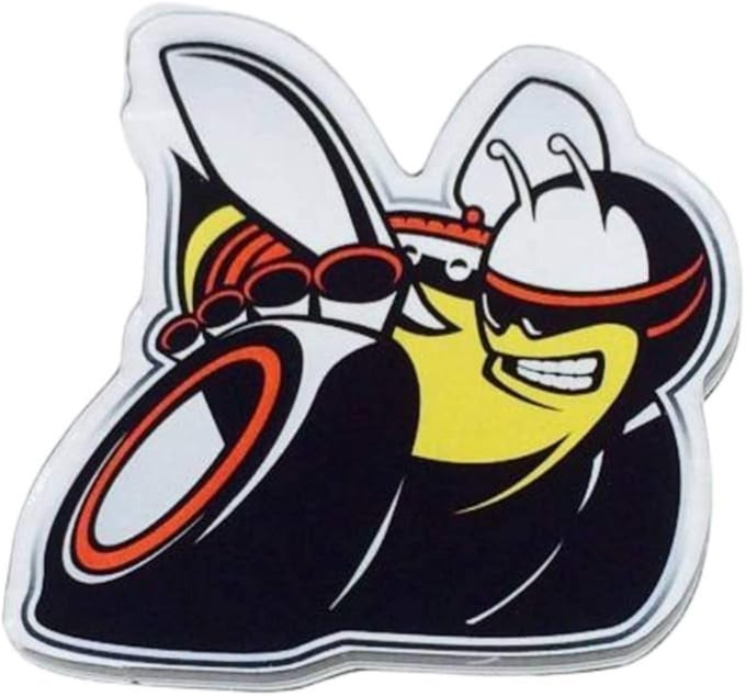 SCAT PACK BEE MAGNET 25 X 24 DIECUT ACRYLIC MAGNET FOR FRIDGE LOCKER OR TOOLBOX MUSCLE CAR COLLECTIBLE MADE IN USA