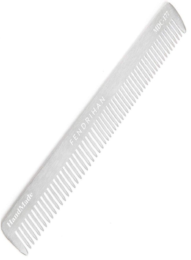 Fendrihan Sturdy Metal Double Tooth Barber Grooming and Dressing Comb (6.8 Inches) - Image 1