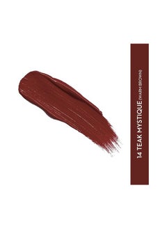 SUGAR SUGAR Cosmetics Smudge Me Not Liquid Lipstick14 Teak Mystique (Warm Brown) Intensely Pigmented Liquid Matte Finish, Longwearing Formula, Smudgeproof  - Image 2