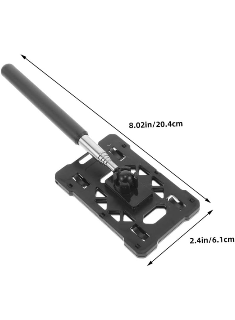 Meetion 2Pcs Telescopic Rod Card Holder Durable Parking Fee Retrieval Tool for Toll Stations and Parking Lots Compact Design for Easy Use and Control - Image 2