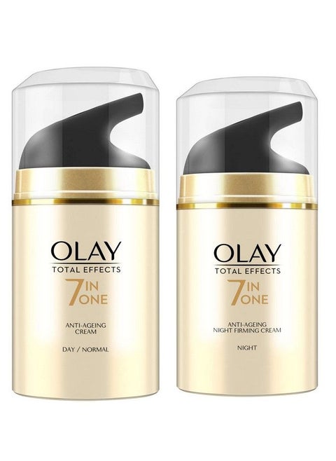 Total Effects Day Cream 50G + Total Effects Night Cream 50G Slay All Day Pack
