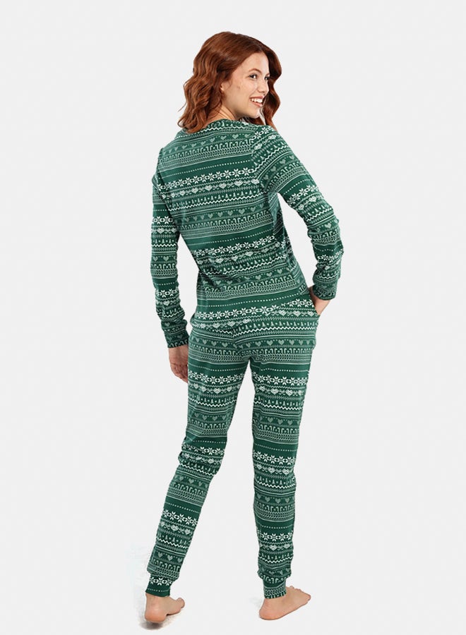 Carina Christmas All Over Print Pyjama Set - Image 3