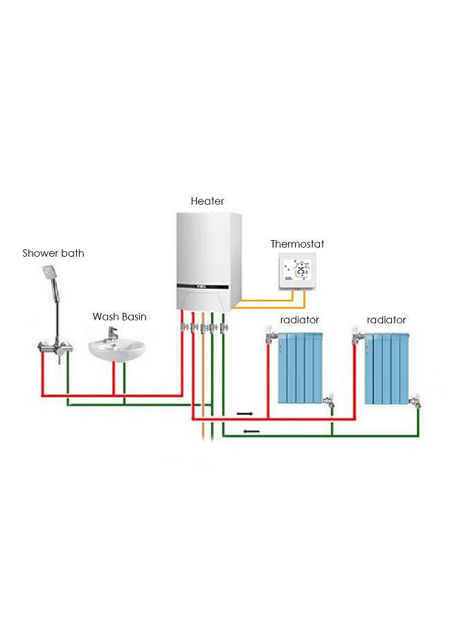 Generic Wi-Fi Smart Thermostat Temperature Controller APP Control 5A Compatible with Alexa / Google Home Water / Gas Boiler Thermostats for Home -- White  - Image 5