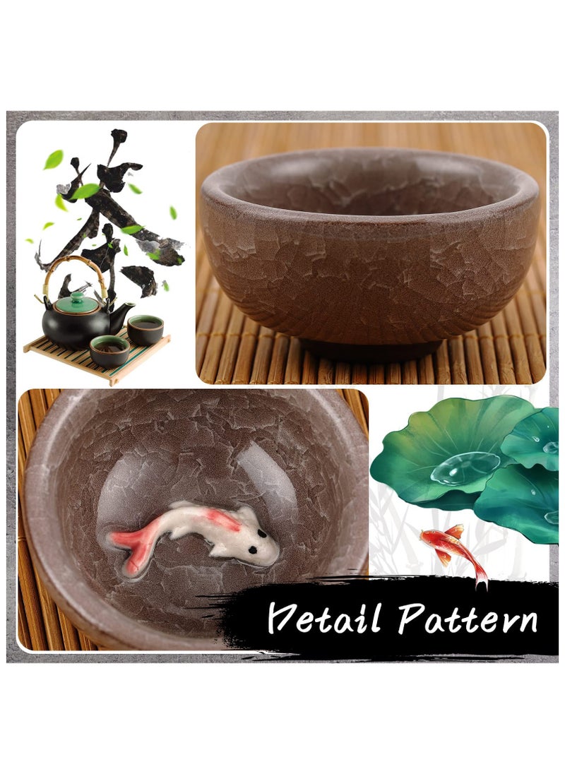 6 Pieces 50ml Koi Fish Tea Set Porcelain Tea Cups Chinese Ceramic Cups Tea Accessories Drinkware, Handcrafted Ceramic 6 Fish in the cup - pzsku/Z665563368FBCFE7F7C43Z/45/_/1711950682/0ae70670-bbf2-4440-9822-76486beee3b3