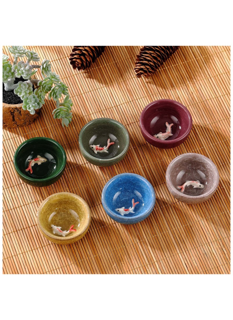 6 Pieces 50ml Koi Fish Tea Set Porcelain Tea Cups Chinese Ceramic Cups Tea Accessories Drinkware, Handcrafted Ceramic 6 Fish in the cup - pzsku/Z665563368FBCFE7F7C43Z/45/_/1711950682/84e450be-ad05-4548-a997-2a883d6ec727
