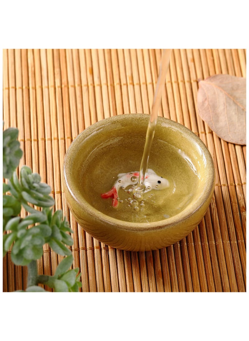 6 Pieces 50ml Koi Fish Tea Set Porcelain Tea Cups Chinese Ceramic Cups Tea Accessories Drinkware, Handcrafted Ceramic 6 Fish in the cup - pzsku/Z665563368FBCFE7F7C43Z/45/_/1711950683/291aeb0b-4939-4da2-86d6-d6c06dfc3481