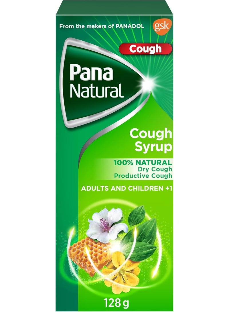 Panadol Pana Natural Syrup Dry Cough & Productive Cough 128 ge - Image 1