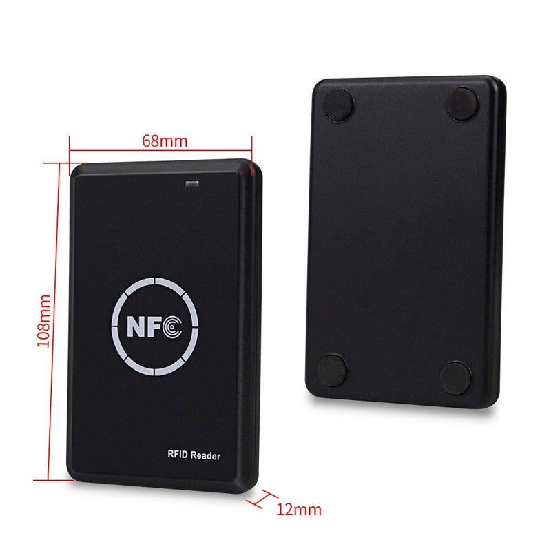 ليبو سمارت هوم NFC قارئ البطاقة الذكية ، وتتفاعل ناسخة ، ناسخة ، الناقل التسلسلي العام ثقب المفتاح مبرمج ، معرف جيم رمز المستخدم ، em4305 ، t5577 التسمية ، 125khz 13.56mhz ، - Image 3