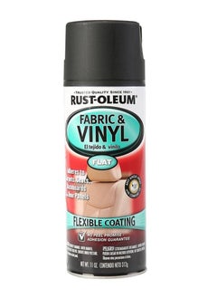 RUST-OLEUM Vinyl And Fabric Spray (325 ml, Black) 
