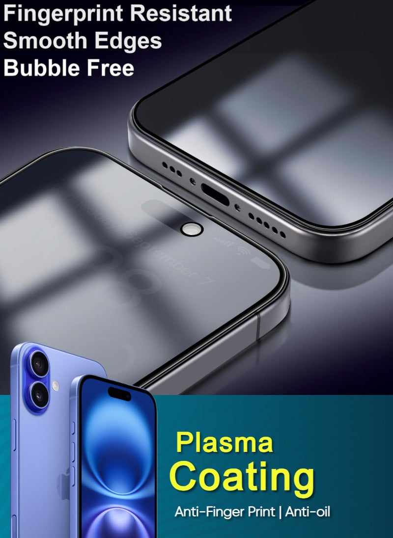 Tempered Dustproof Privacy Glass Screen Protector Compatible For iPhone 16