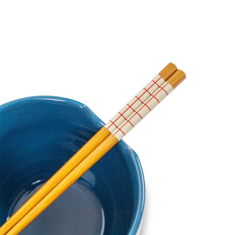 Silver Buffalo Disney Lady And The Tramp Serenade Ceramic Ramen Dinnerware Set | Includes 20-Ounce Noodle Bowl and Wooden Chopsticks - Image 3